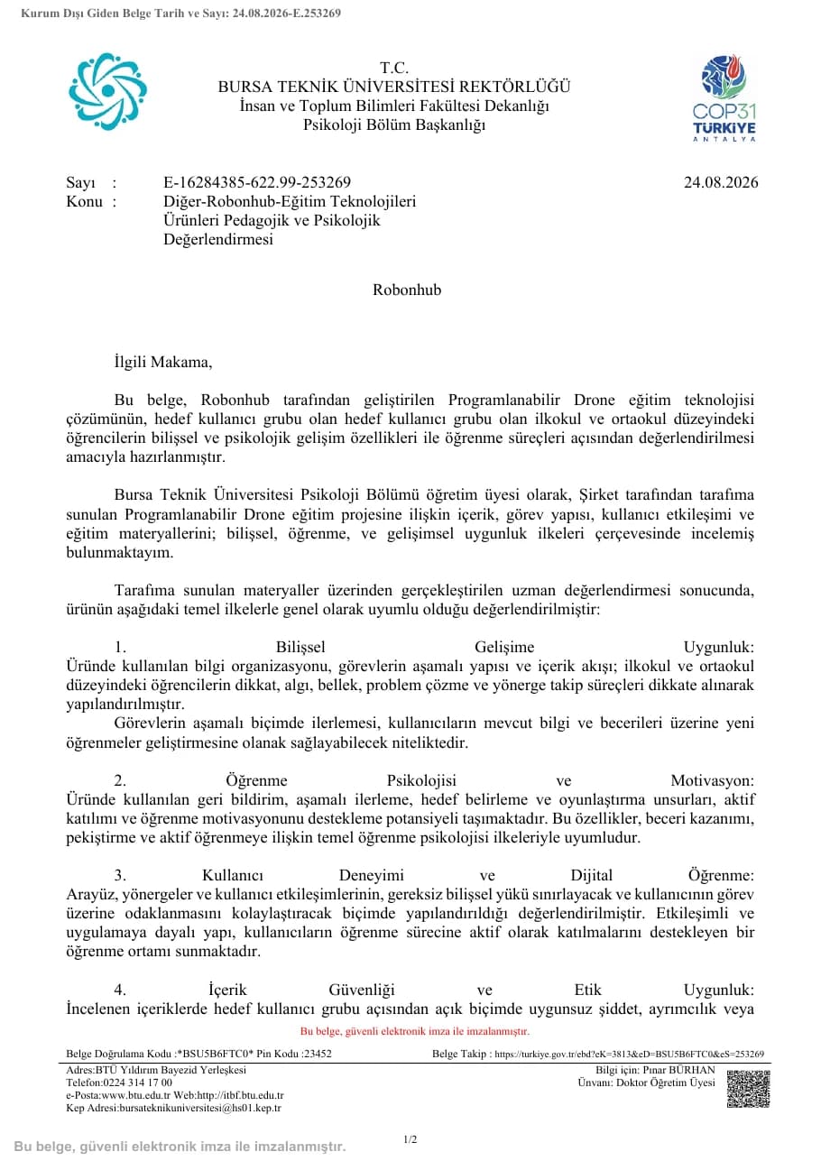 Pedagojik ve Psikolojik Değerlendirme